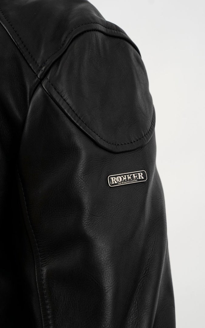 Rokker Goodwood Motorcycle Leather Jacket black XL Figure 10
