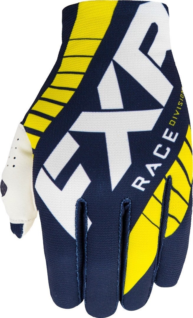 FXR Slip-On Lite MX Gear Motocross Handskar blå/vit/gul M Figur 1