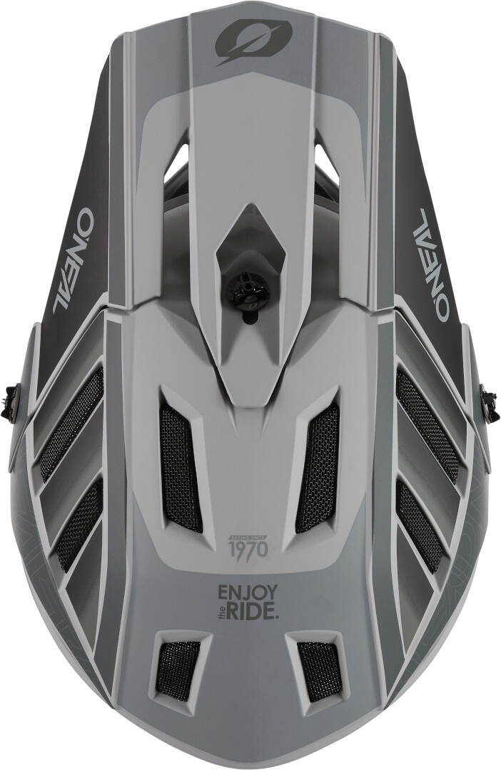 Oneal Backflip Eclipse Capacete Downhill Cinza/Preto M (57/58) Figura 6