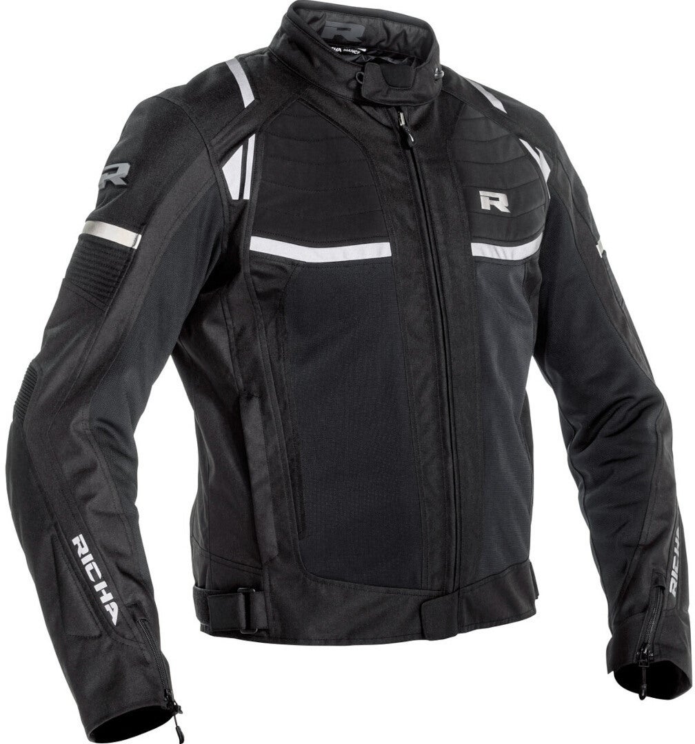 Richa Airstream-X waterproof Motorcycle Textile Jacket black 3XL Figure 1