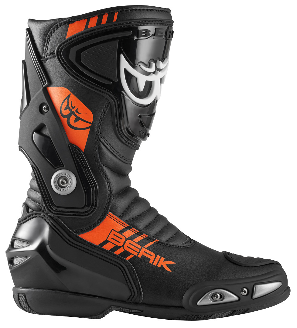 Berik Shaft 3.0 Motorcycle Boots black/orange 38 Figure 5