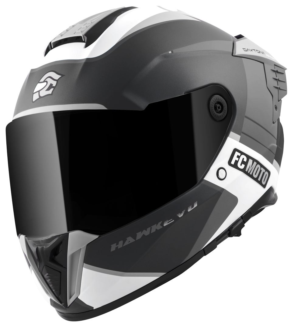 FC-Moto Hawk EVO-X Přilba černá matná/šedá/bílá M Obrázek 1