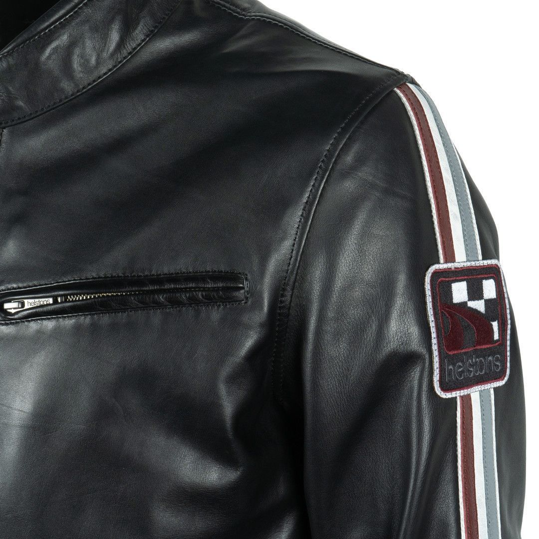 Helstons Race Motor lederen jas Zwart XXL Figuur 3