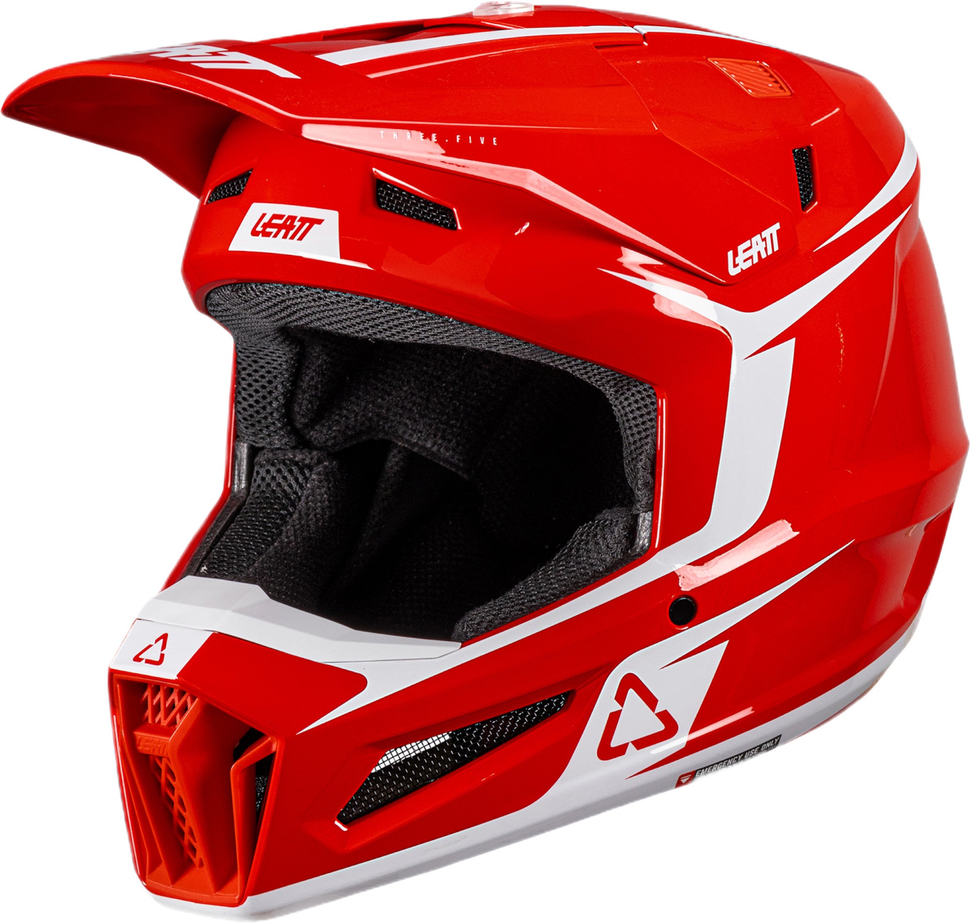 Leatt 3.5 V26 Motorcrosshelm met bril rood/wit XL (61/62) Figuur 6