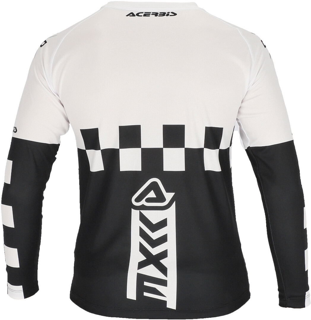Acerbis MX J-Kid Dětské motokrosové dresy bílá/černá S Obrázek 2