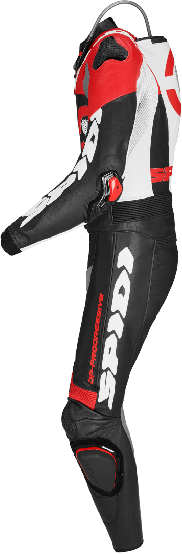 Side view of Spidi DP-Progressive Touring Two Piece Motorcycle Leather Suit