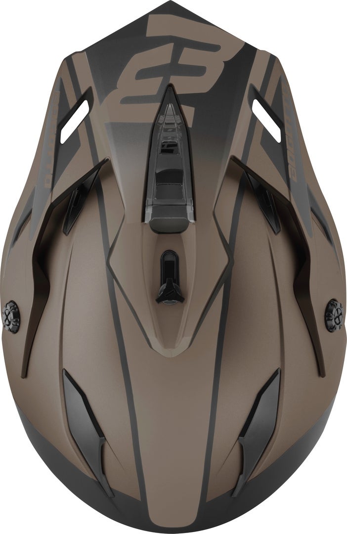 Bogotto H331 BT Tour EVO Bluetooth Enduro Helmet black matt/brown S Figure 6