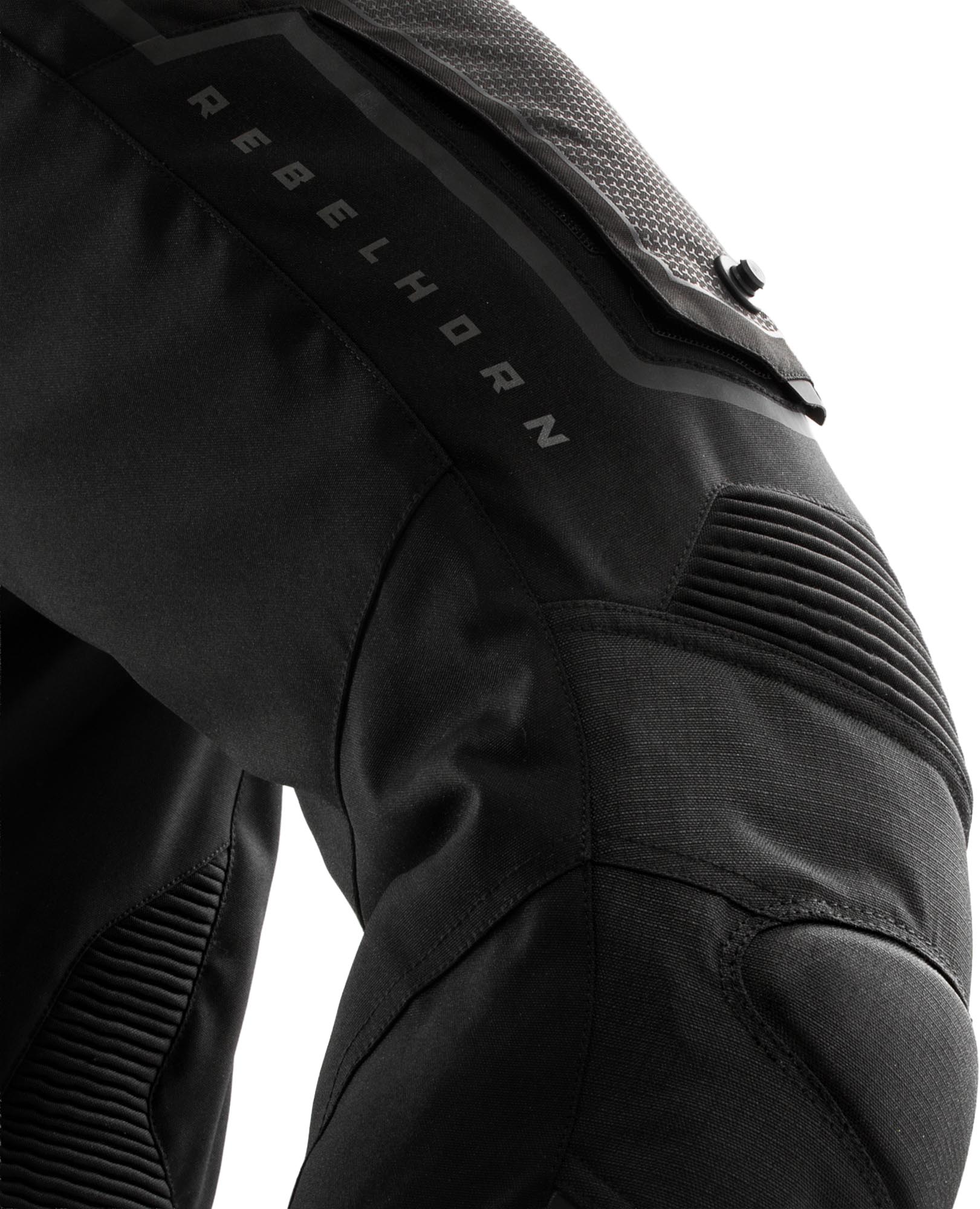 Side view of Rebelhorn Borg 2 waterproof Motorcycle Textile Pants