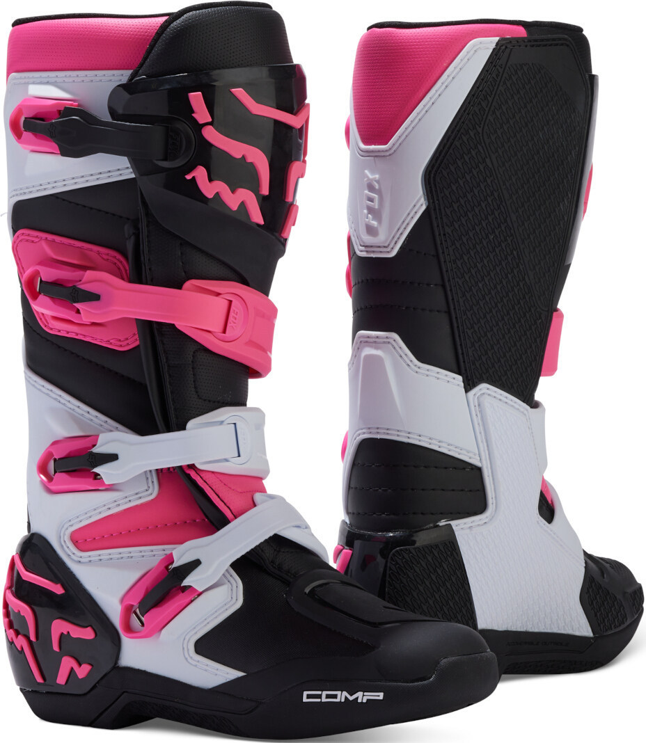 FOX Comp 2023 Motocross støvler til damer sort/pink 8 Figur 1