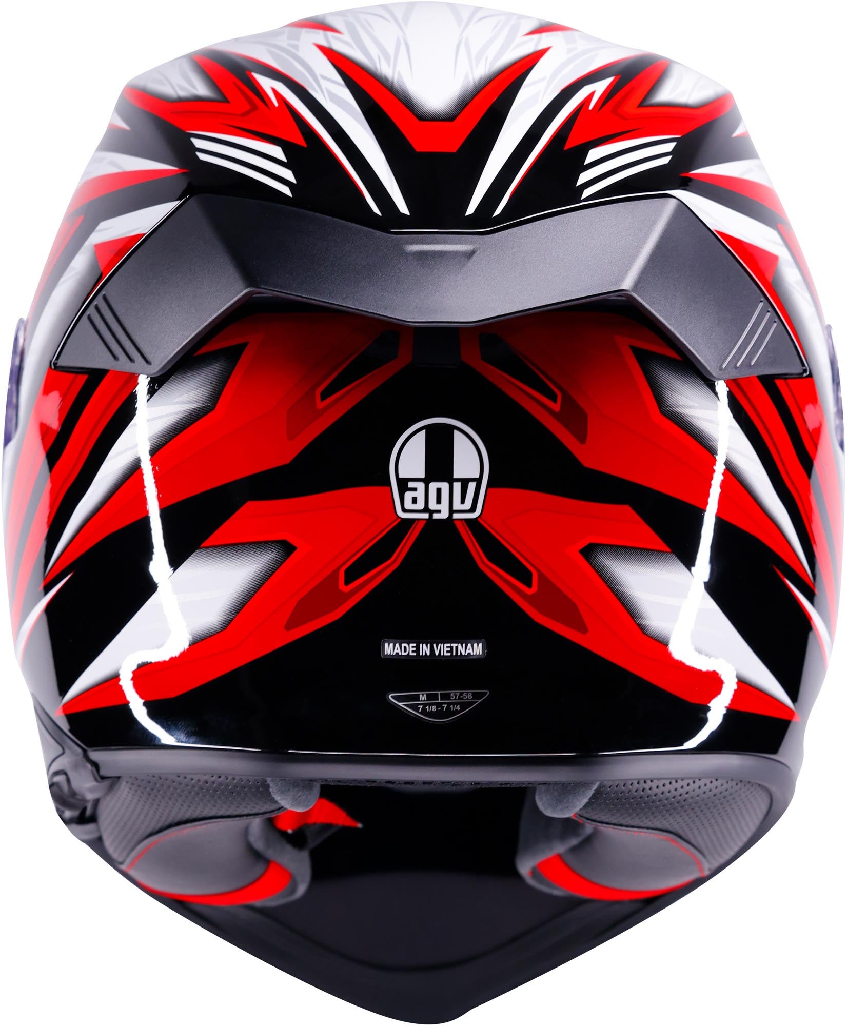 AGV K5 Zenithar Hjälm svart/vit/rött L (59/60) Figur 5