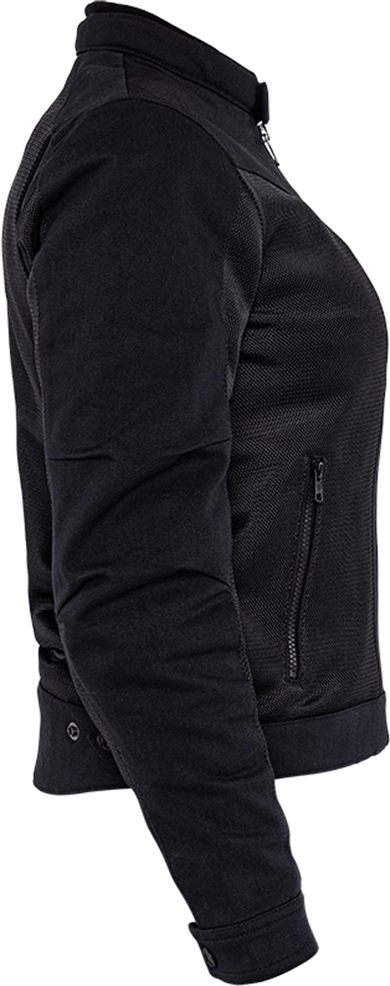 John Doe Aero Mesh Damer perforeret motorcykel tekstiljakke Sort S Figur 7