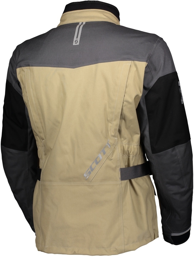 Scott Voyager Dryo waterproof Motorcycle Textile Jacket grey/beige S Figure 2