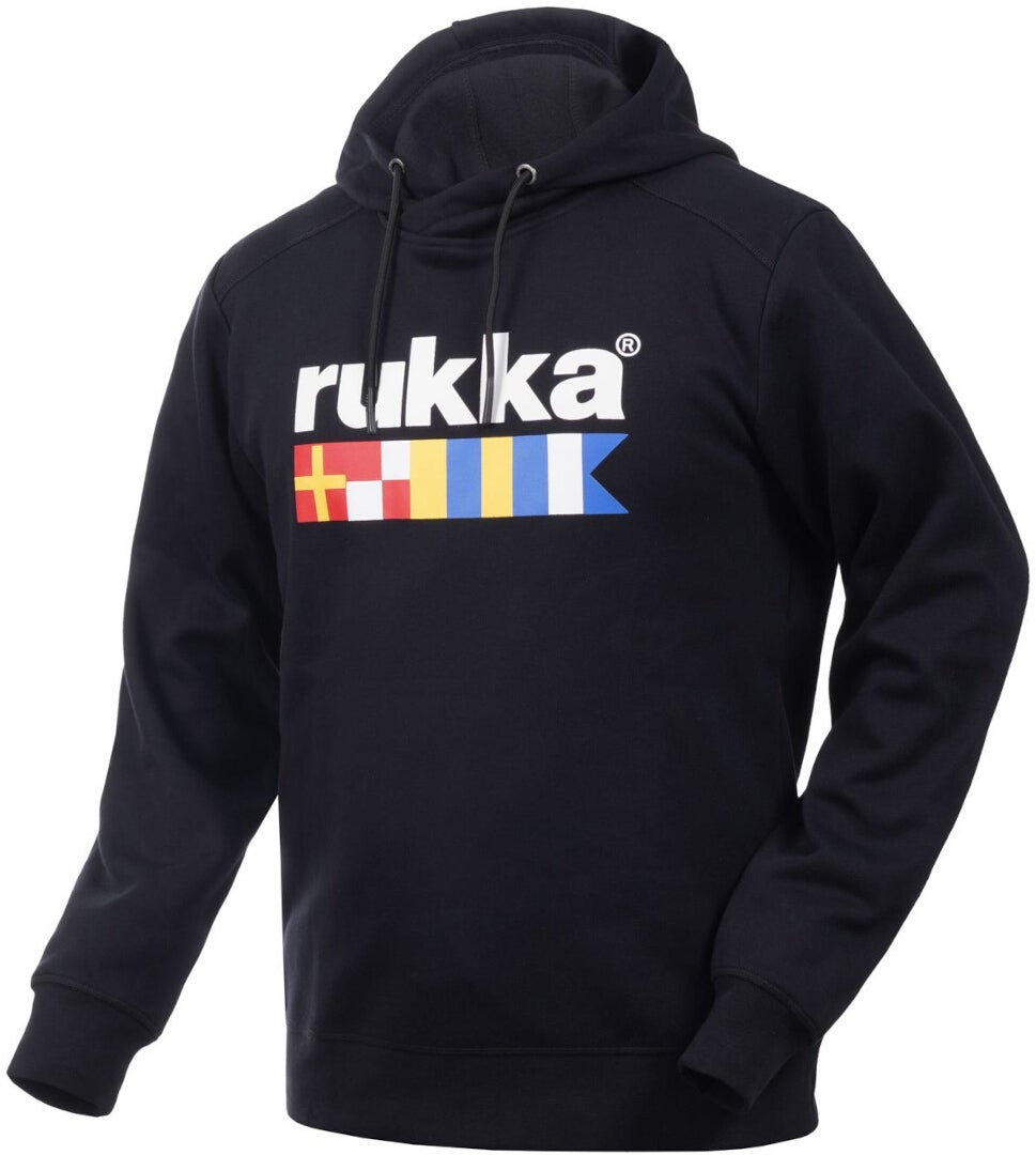 Rukka R-Crew 2.0 Sudadera con capucha negro S Figura 1