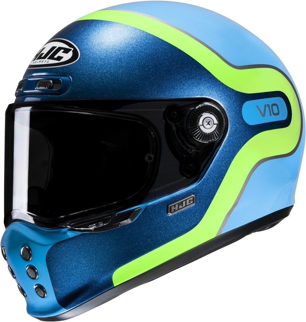 HJC V10 Grape Casque bleu/vert S (55/56) Figure 1
