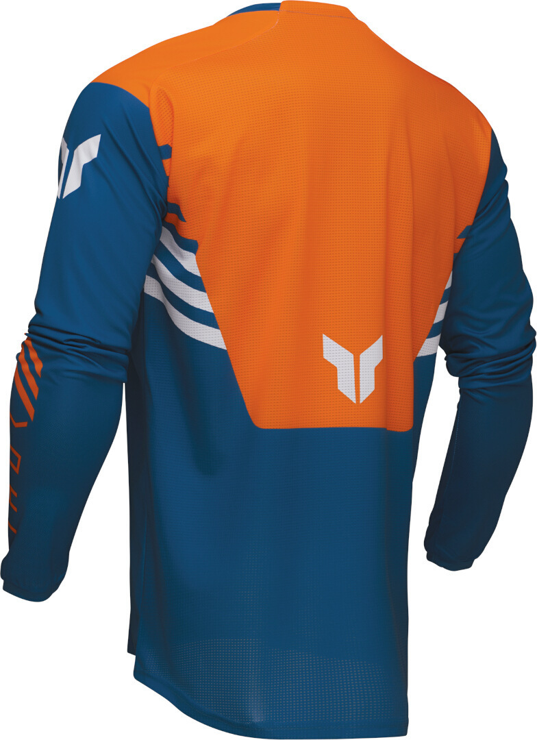 Thor Launchmode Zone Motocross trøje blå/orange XL Figur 4