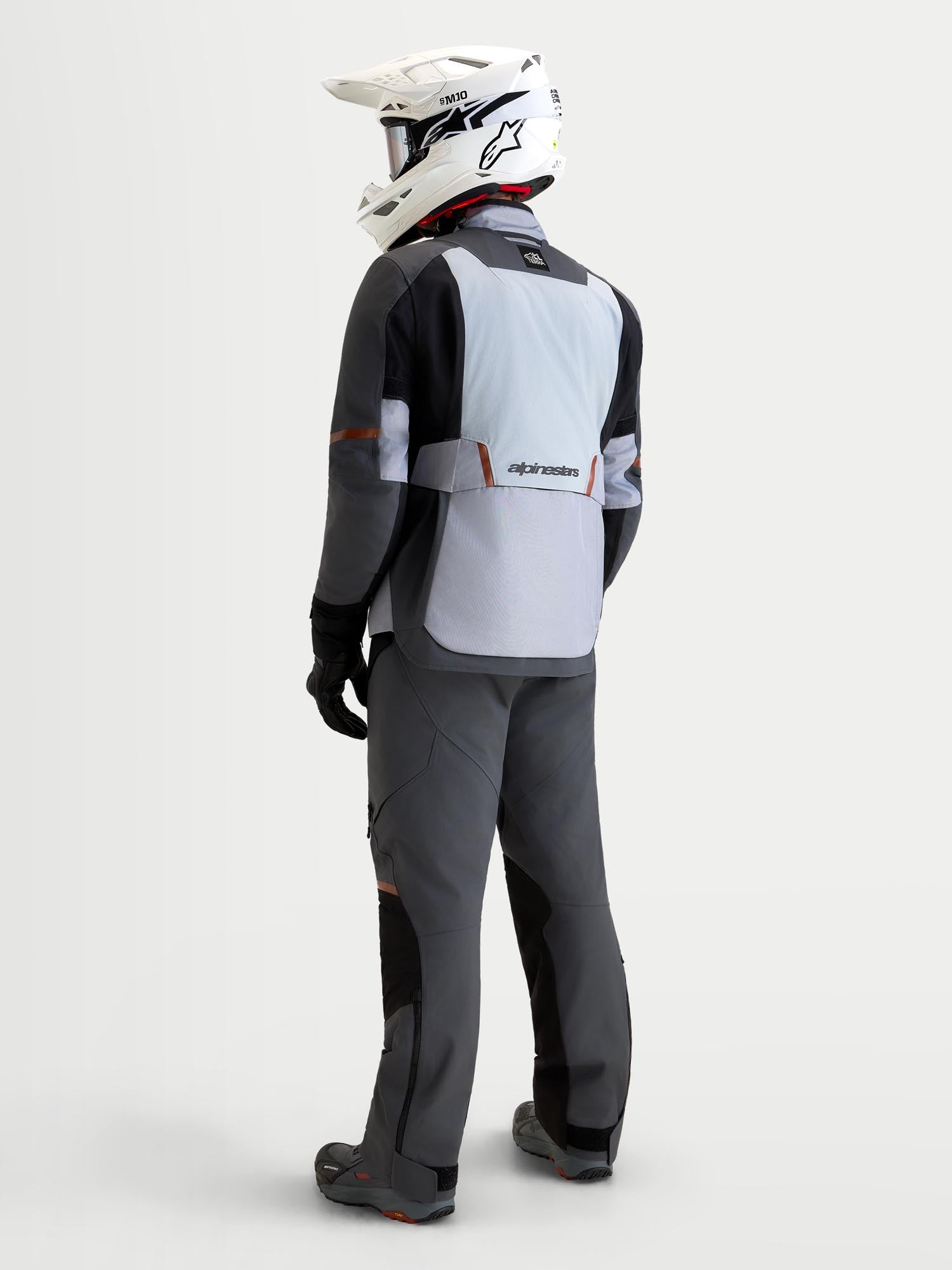 Alpinestars ST-7 V2 2L Gore-Tex waterdichte motorfiets textieljas grijs/zwart 3XL Figuur 5