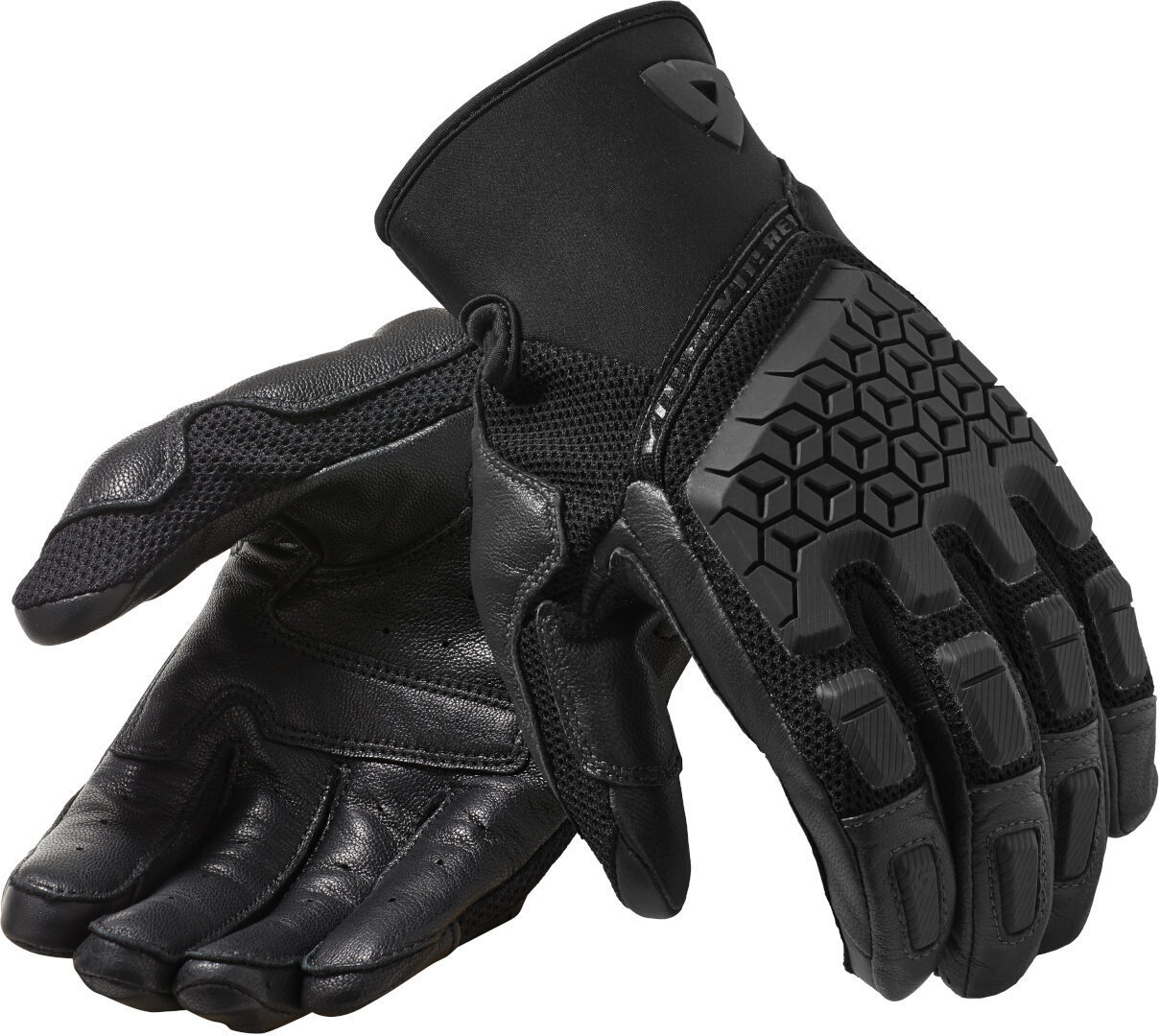 Revit Caliber Motorradhandschuhe schwarz M Abbildung 1