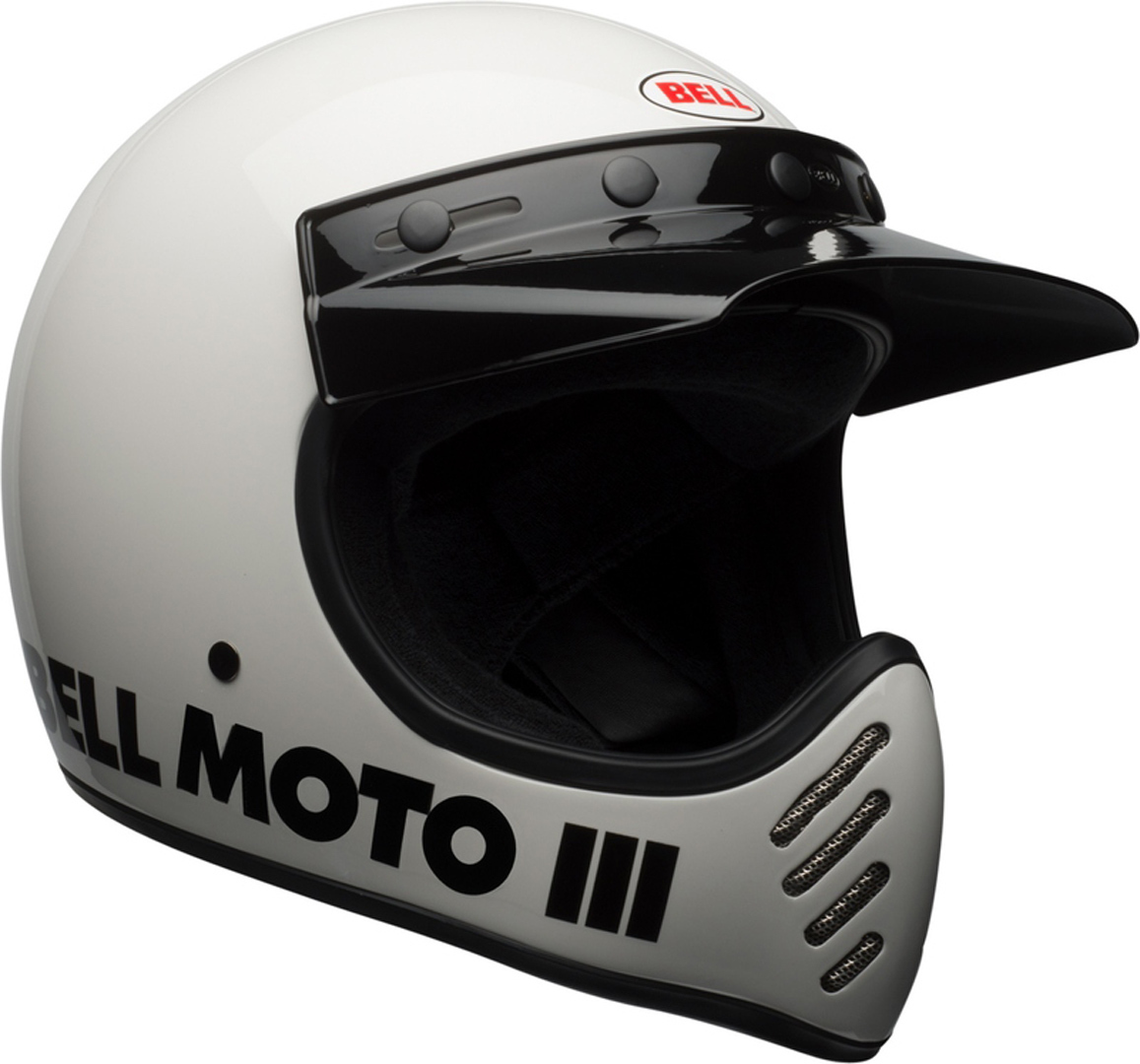 Bell Moto-3 Classic Cască de motocross alb L (59/60) Figura 8