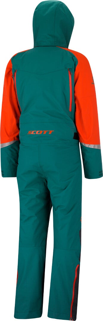 SCOTT DS-I Dryo Terno de Snowmobile de Uma Peça verde/laranja 3XL Figura 2