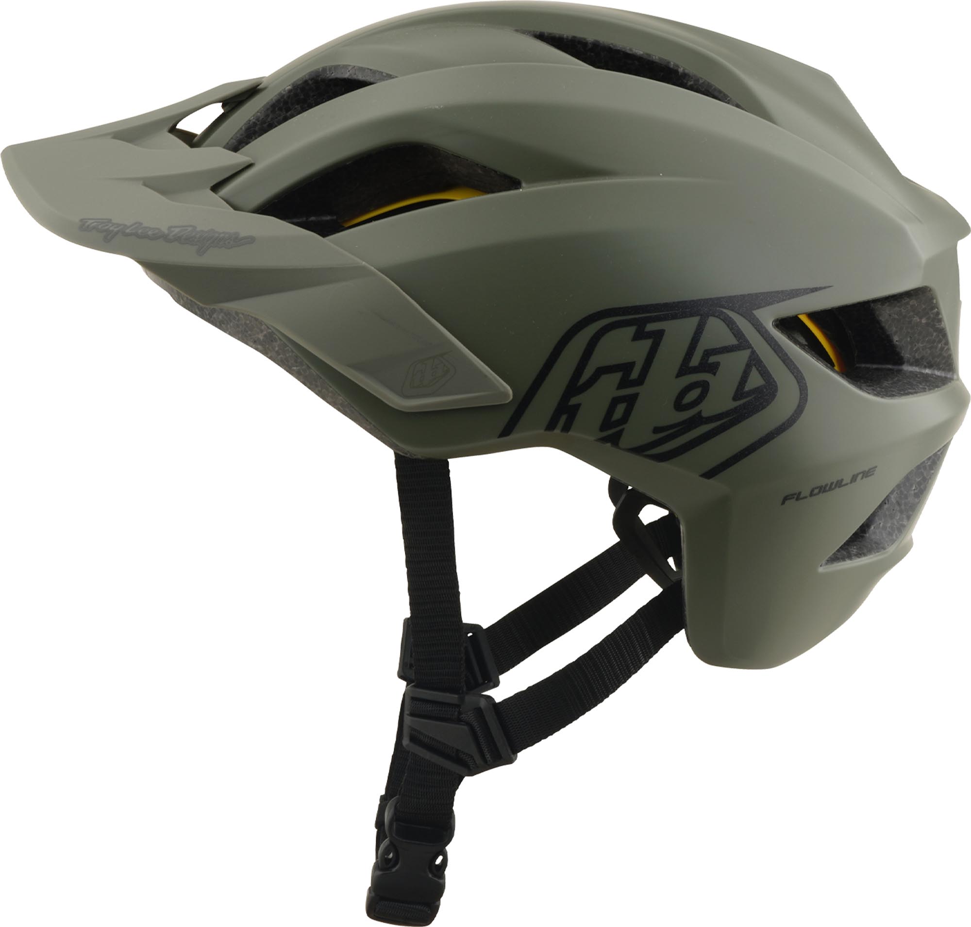 Troy Lee Designs Mips Flowline Point Casco per biciclette giovanili verde opaco 48-53 cm Figura 7