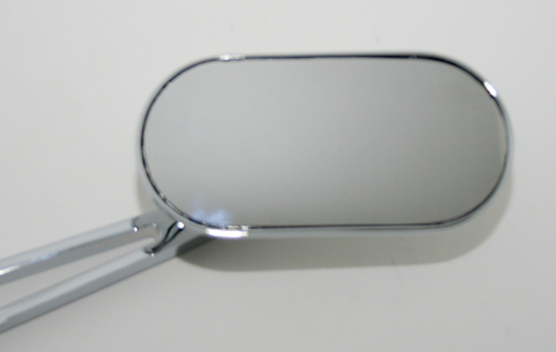 HIGHSIDER smart Styre Spegel Krom Oval (Par) Figur 3