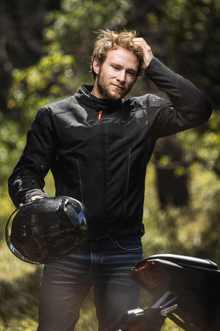 Ixon Dragg Motorrad Textiljacke schwarz M Abbildung 3