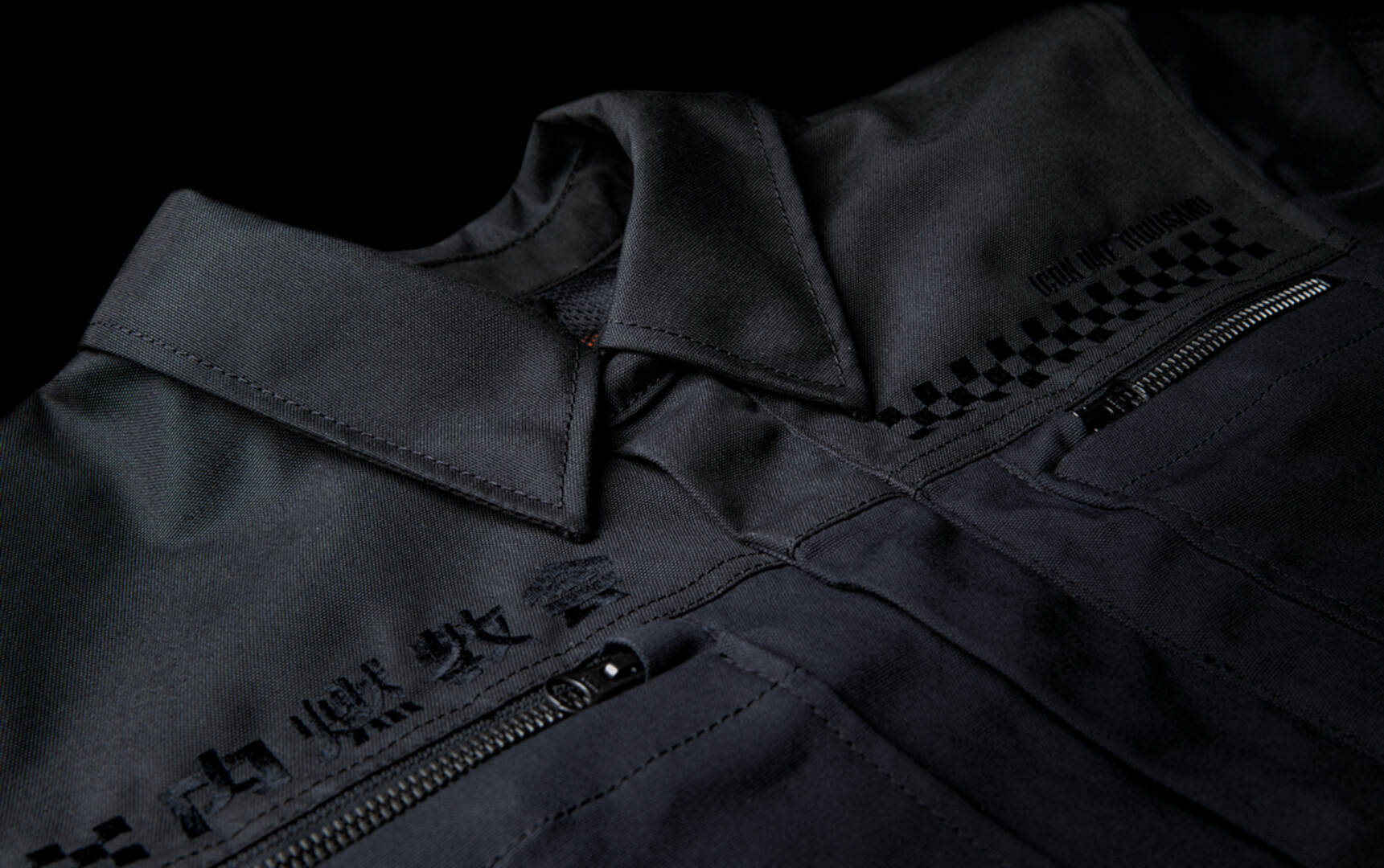 Icon Upstate Canvas National Motorrad Textiljacke XL Abbildung 3