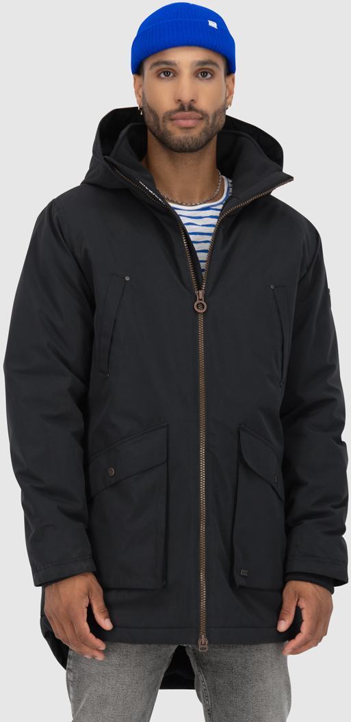 Alife And Kickin RonAK A Parka Parka negru S Figura 2