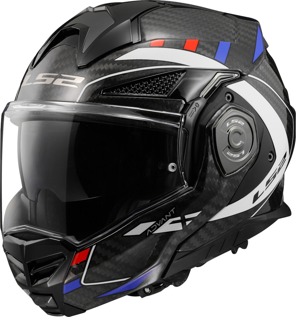 LS2 FF901 Advant X Future Carbon Hjelm sort/hvid/blå L (59/60) Figur 1