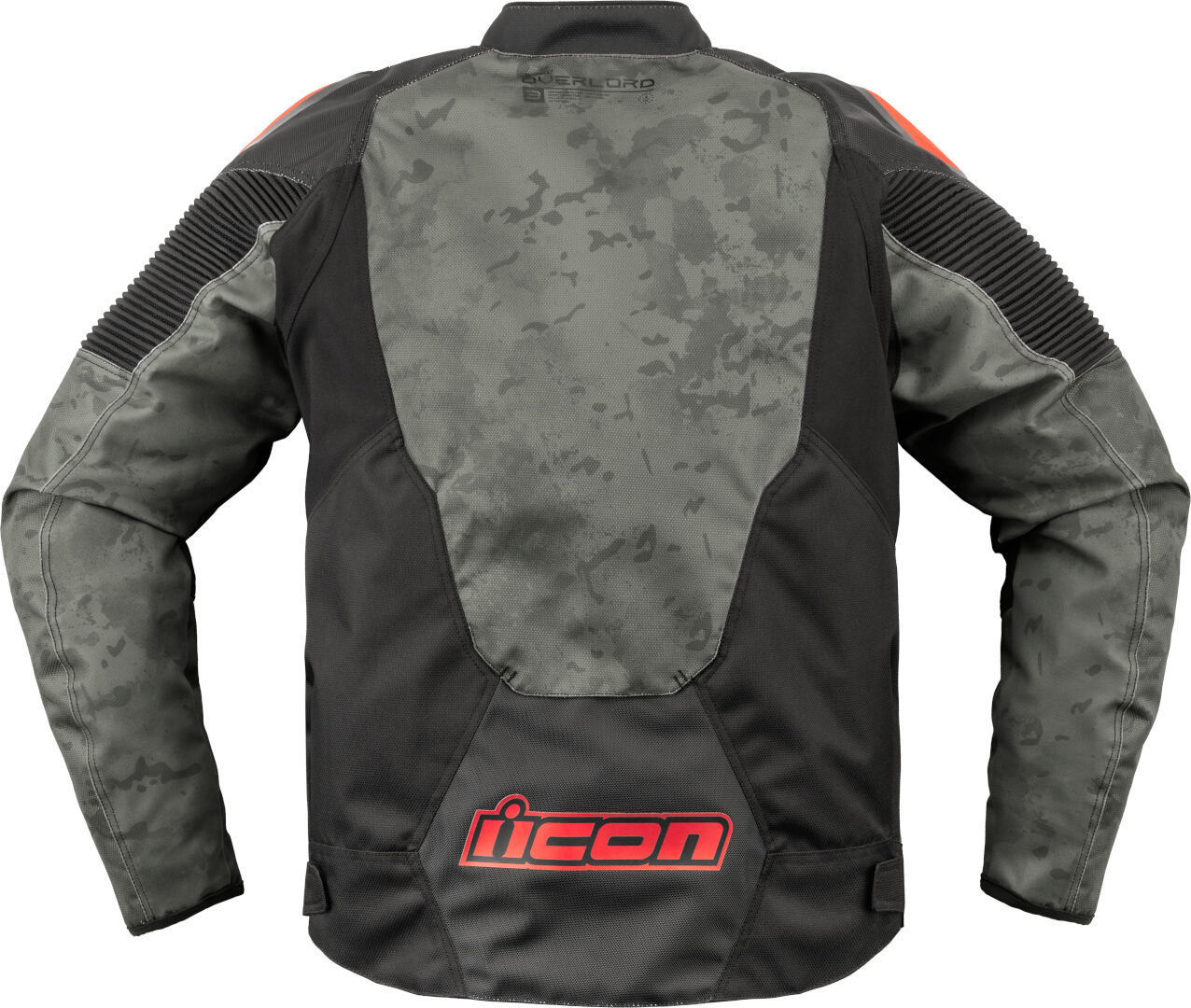 Icon Overlord3 Magnacross Motorcycle Textile Jacket grey/black/red L Figure 2