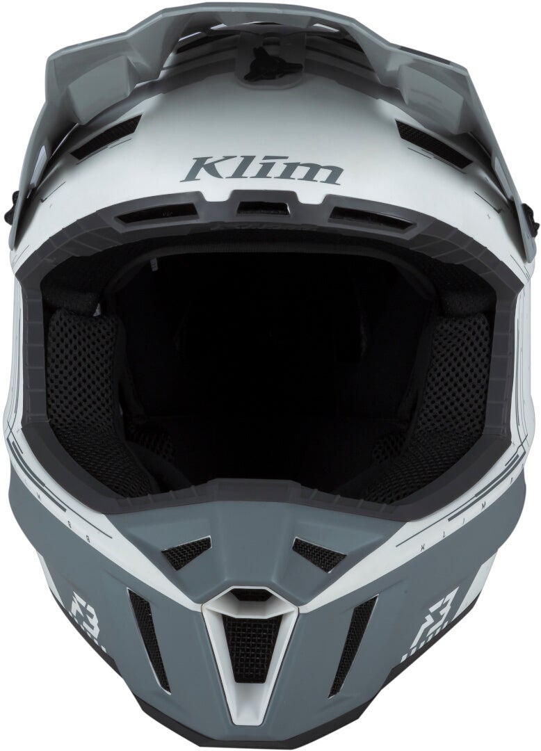 Klim F3 Recoil Motorcross helm wit/grijs XXL (62/63) Figuur 5