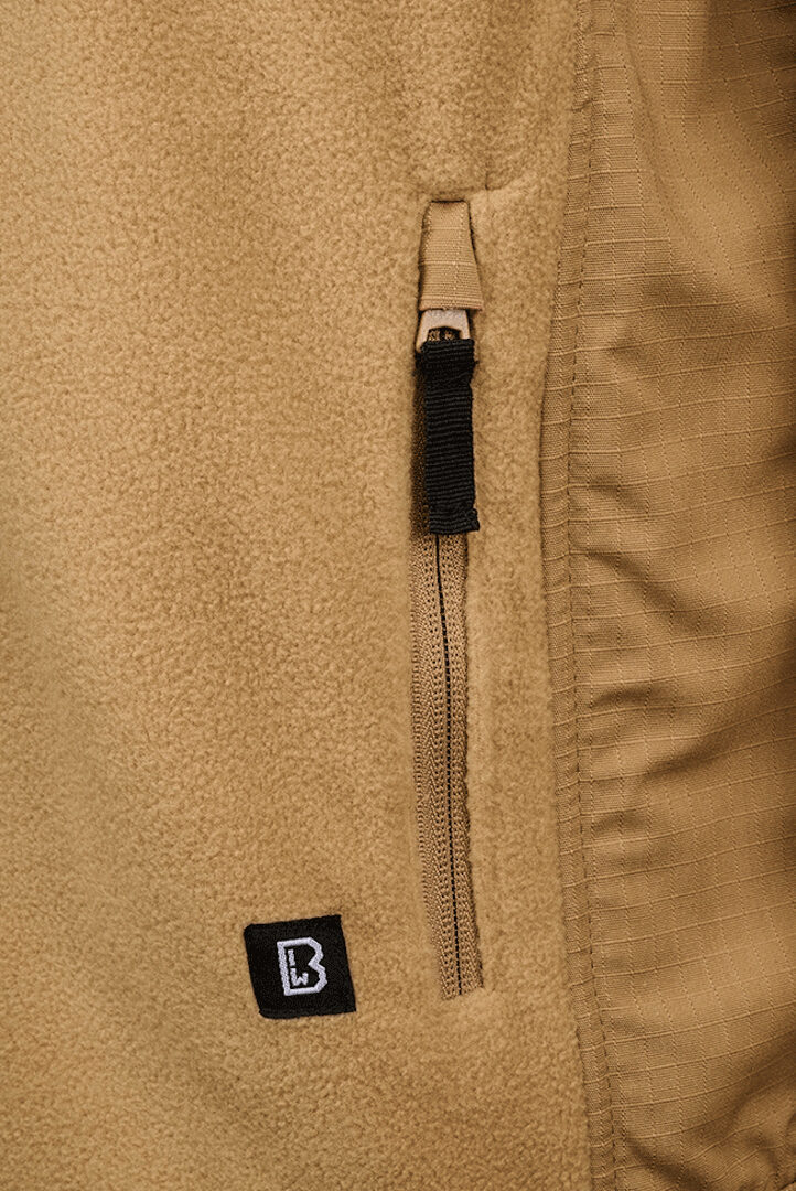 Brandit Ripstop Fleece Jacke hellbraun 5XL Abbildung 3