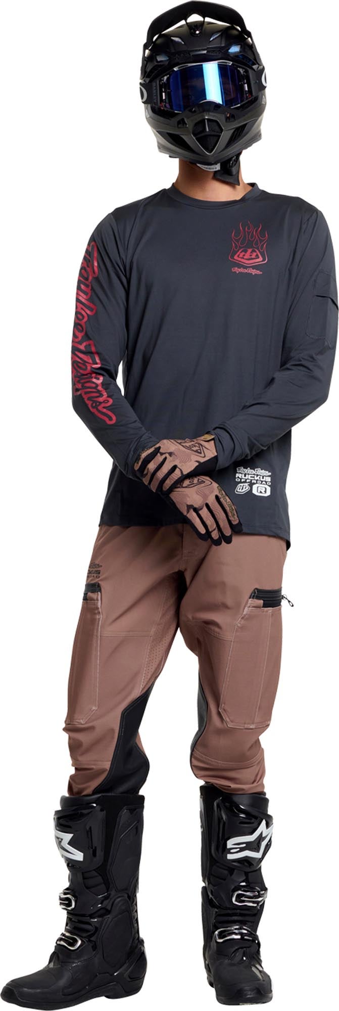 Troy Lee Designs Ruckus Offroad Flamz Motocross Jersey L Abbildung 16