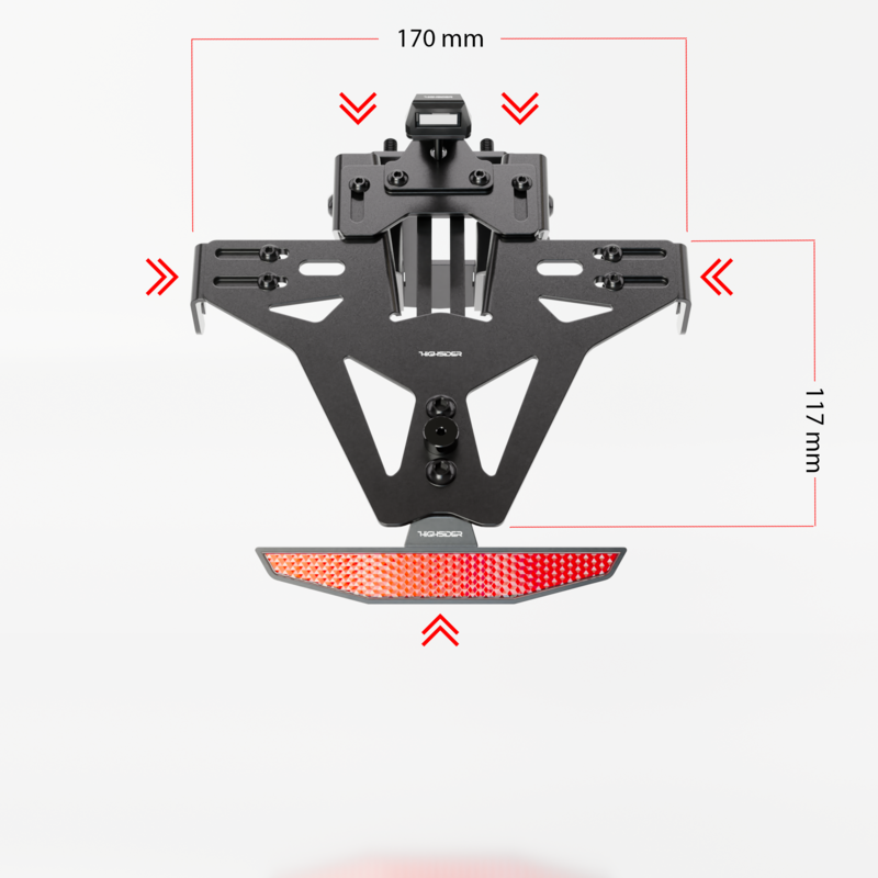 HIGHSIDER Suporte de placa profissional Figura 3