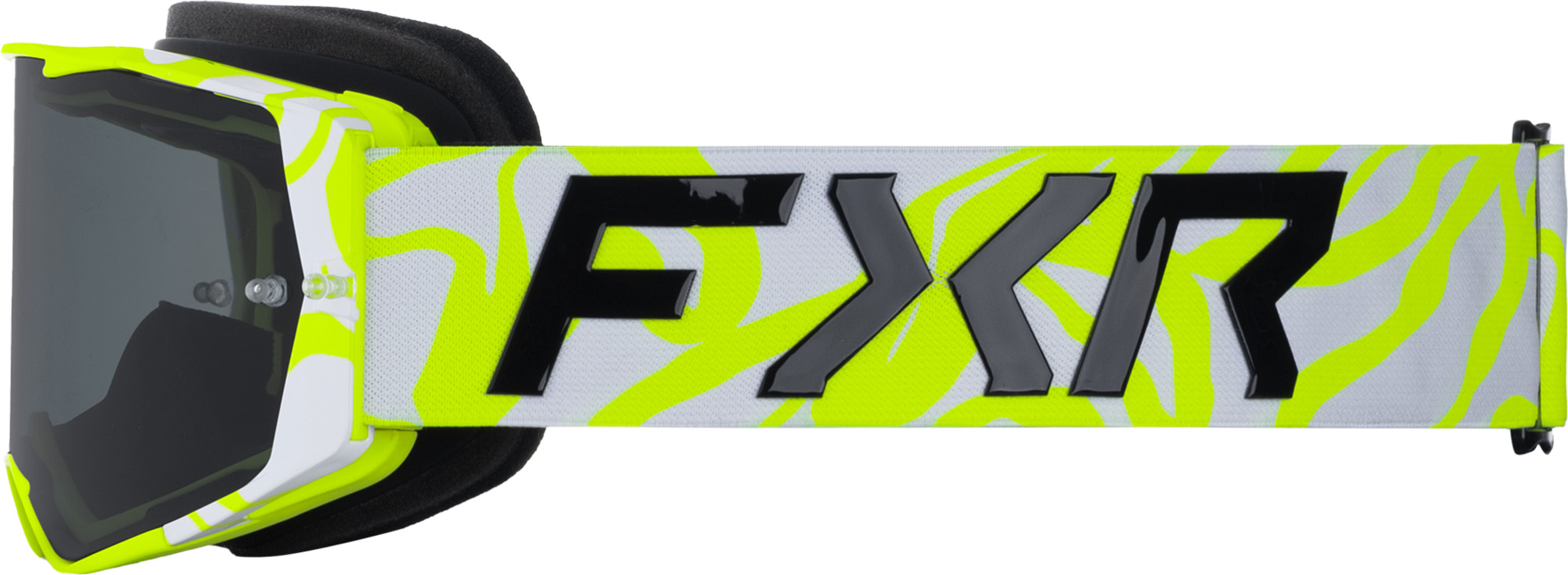 FXR Factory Ride Graphic Ochelari de motocross galben/alb Figura 5