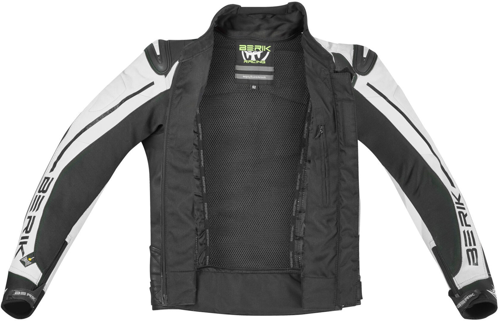 Berik VisionGP Motorcycle Leather Jacket black/white 52 Figure 3