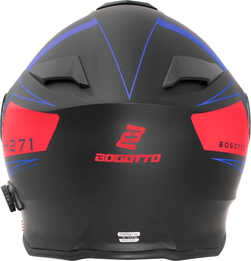 Side view of Bogotto H271 BT Taog Bluetooth Helmet