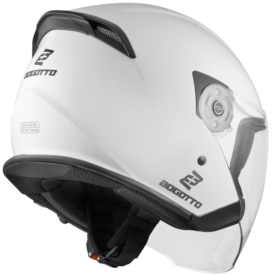 Bogotto V586 Jet Helm Wit M Figuur 2