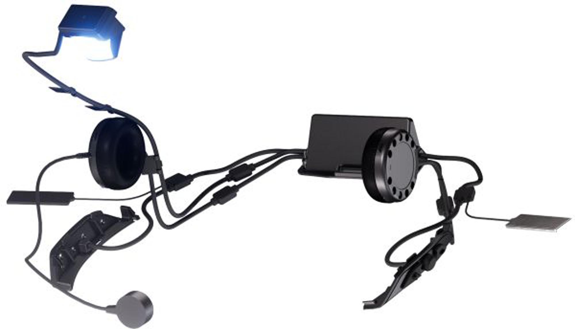 bluetooth headset that fit shoei gt air GT-Air 3 Helmet - Matte Blue Free Activation Sena 10U Bluetooth Headset for