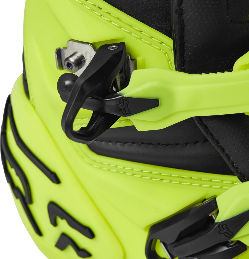 FOX Comp Motocross støvler sort/neon-gul 9 Figur 7
