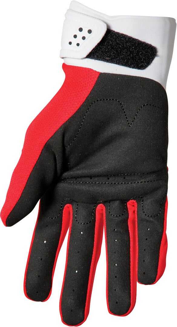 Thor Spectrum Logo Jugend Motocross Handschuhe rot/weiß S Abbildung 2