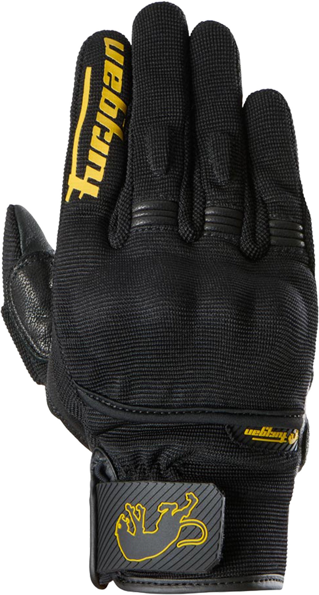 Furygan Jet D3O EVO Damer Motorcykelhandsker Sort/guld S Figur 1