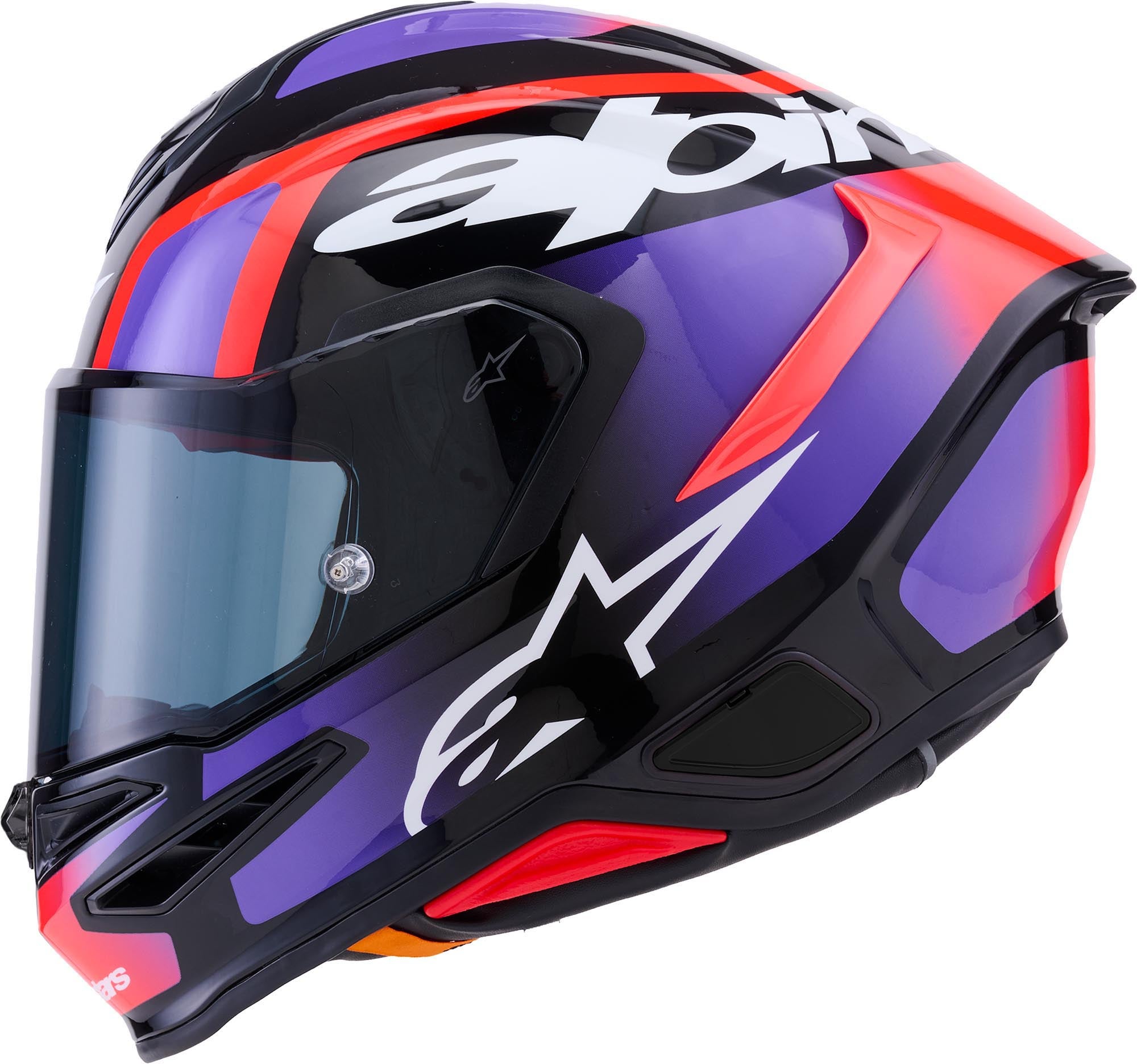 Alpinestars S-R7 Lumen 헬멧 검정/빨강/보라색 M 그림 2