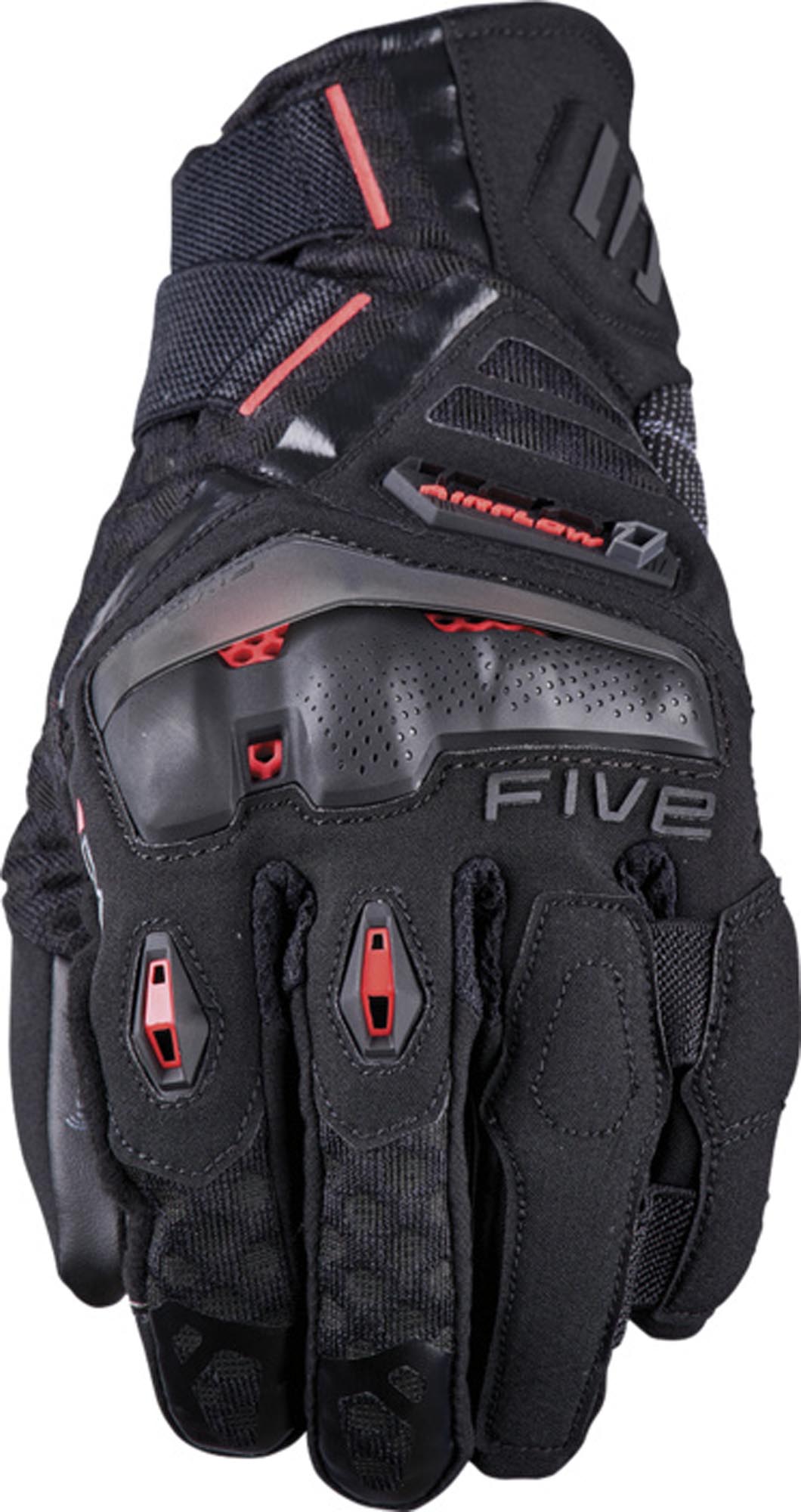 Five TFX1 Airflow Motoristične rokavice črna/rdeča M Slika 1