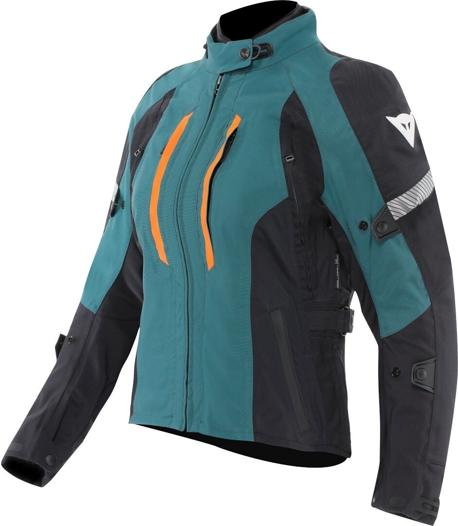 Dainese Mangen Absoluteshell Pro imperméable dames moto textile veste noir/turquoise 48 Figure 1