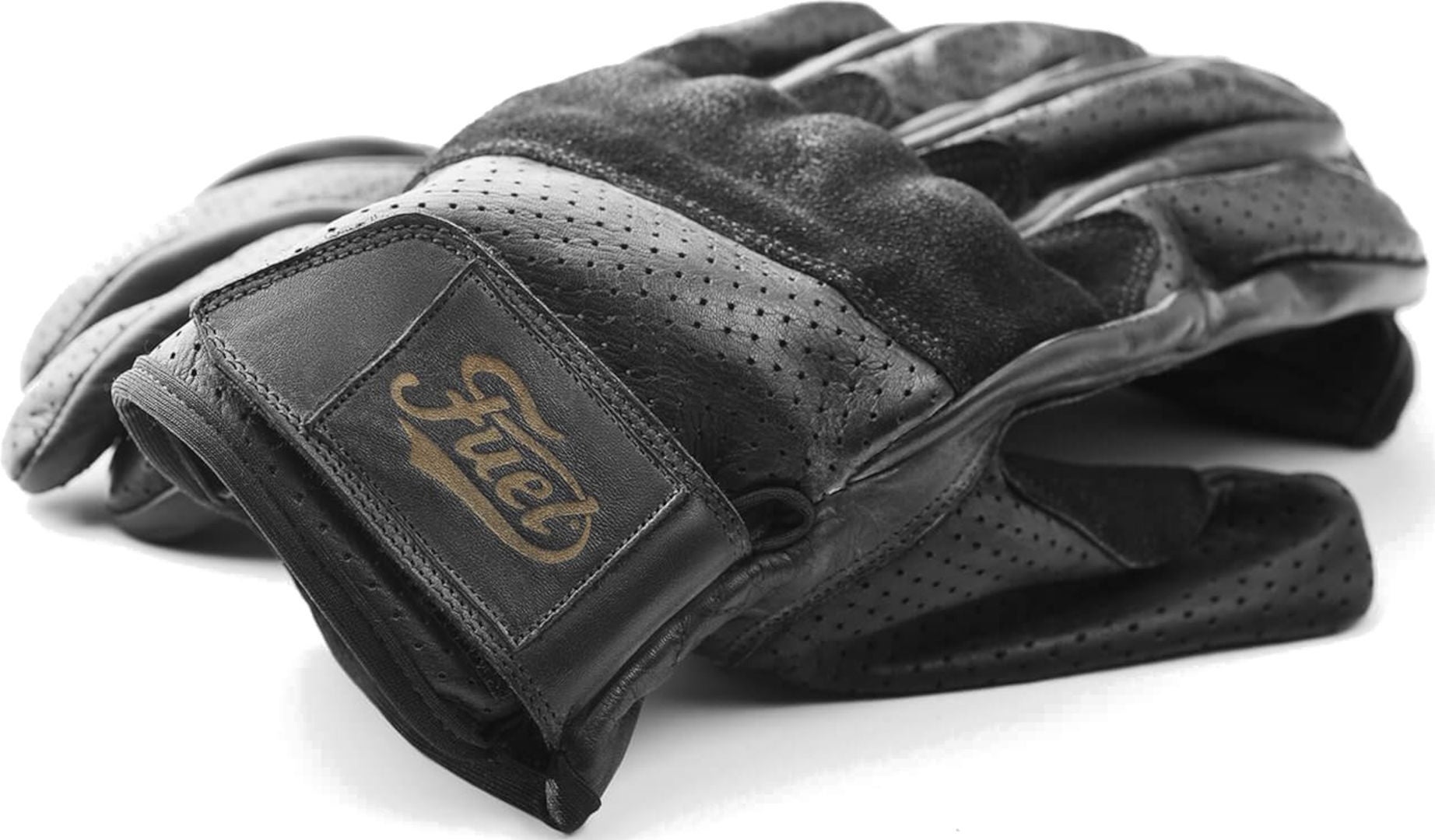Fuel Rodeo Perforierte Gants de moto noir XL Figure 2
