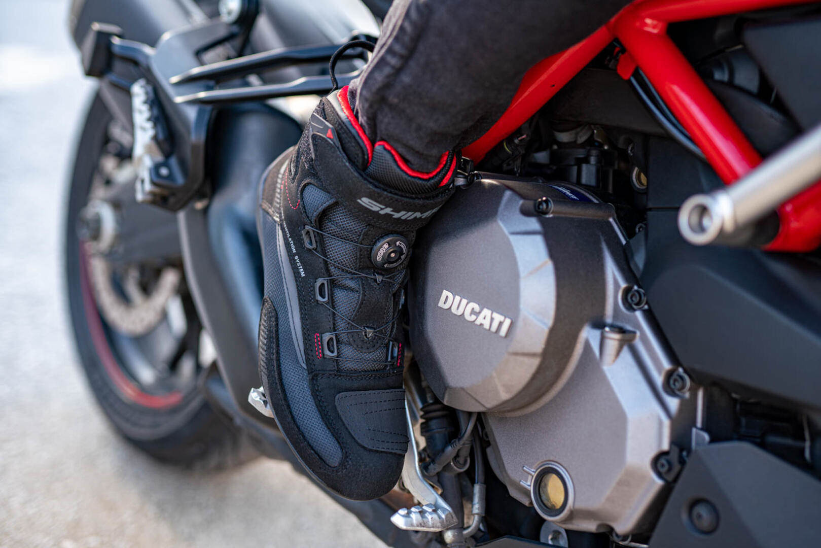 SHIMA Exo Vented Motorrad Schuhe 45 Abbildung 4