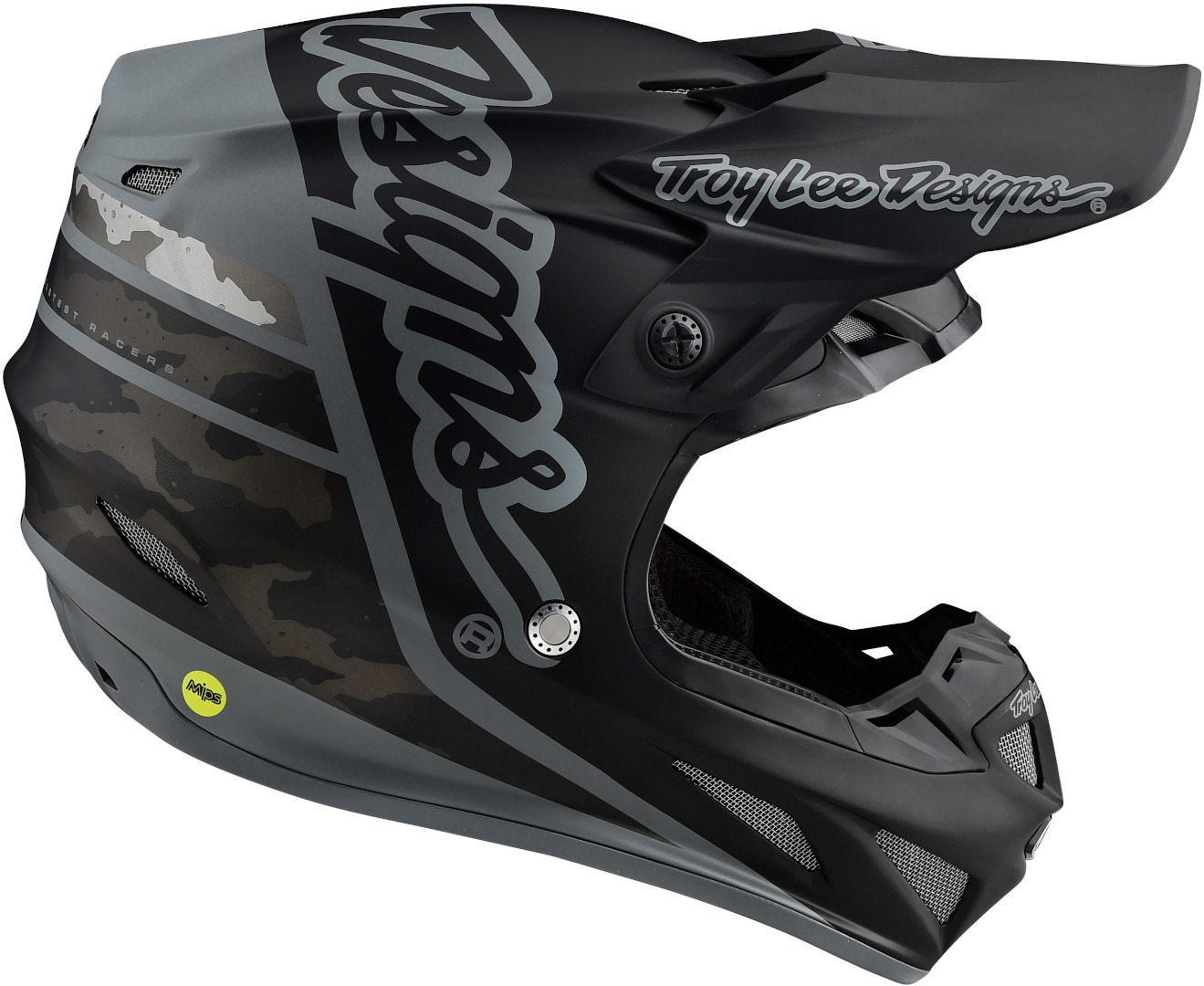 Troy Lee Designs SE4 Silhouette MIPS Cască de motocross Negru/Camuflaj 2XL Figura 4
