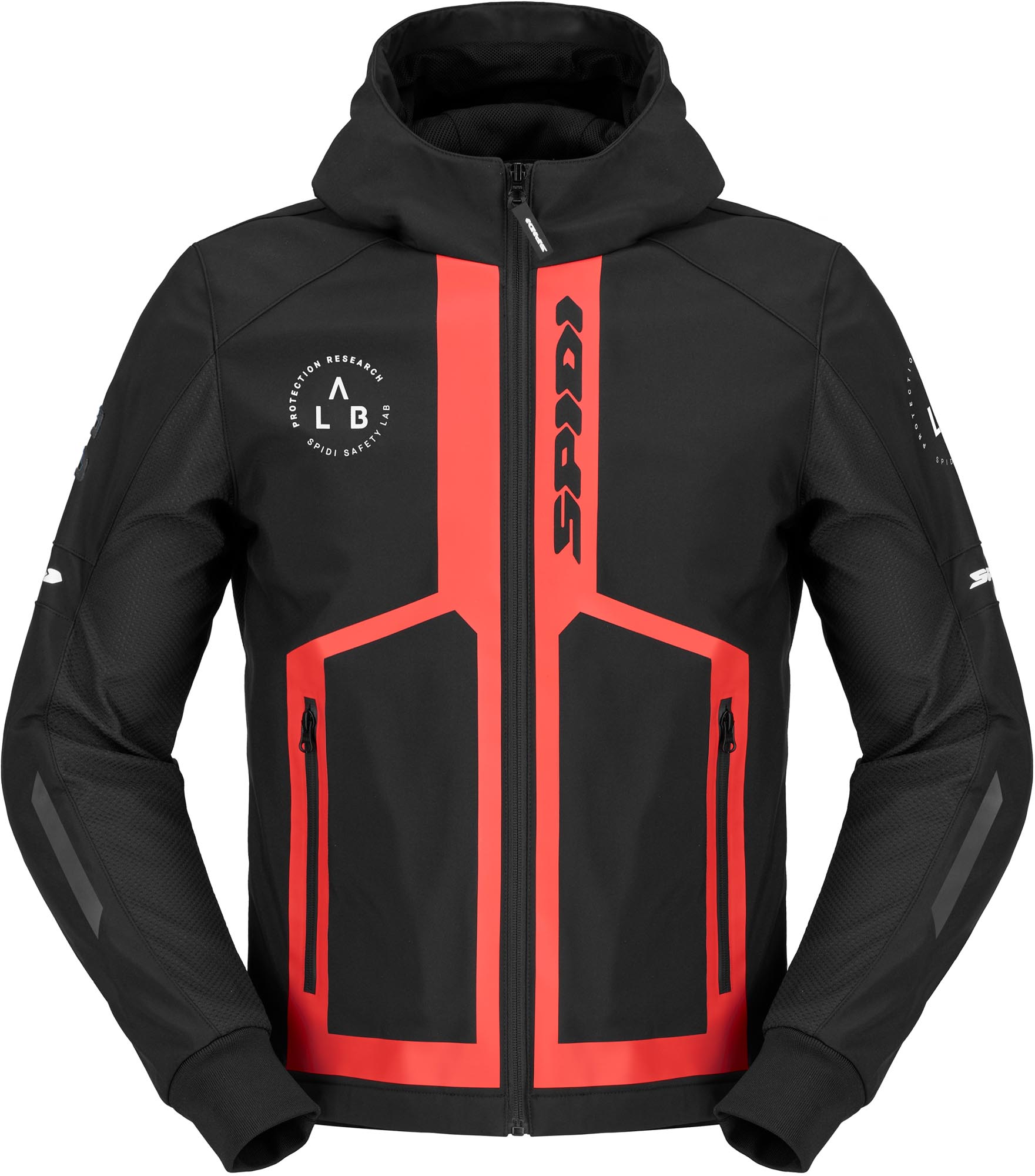 Spidi Armor Evo 2 Motorhoodie Zwart/Rood S Figuur 1