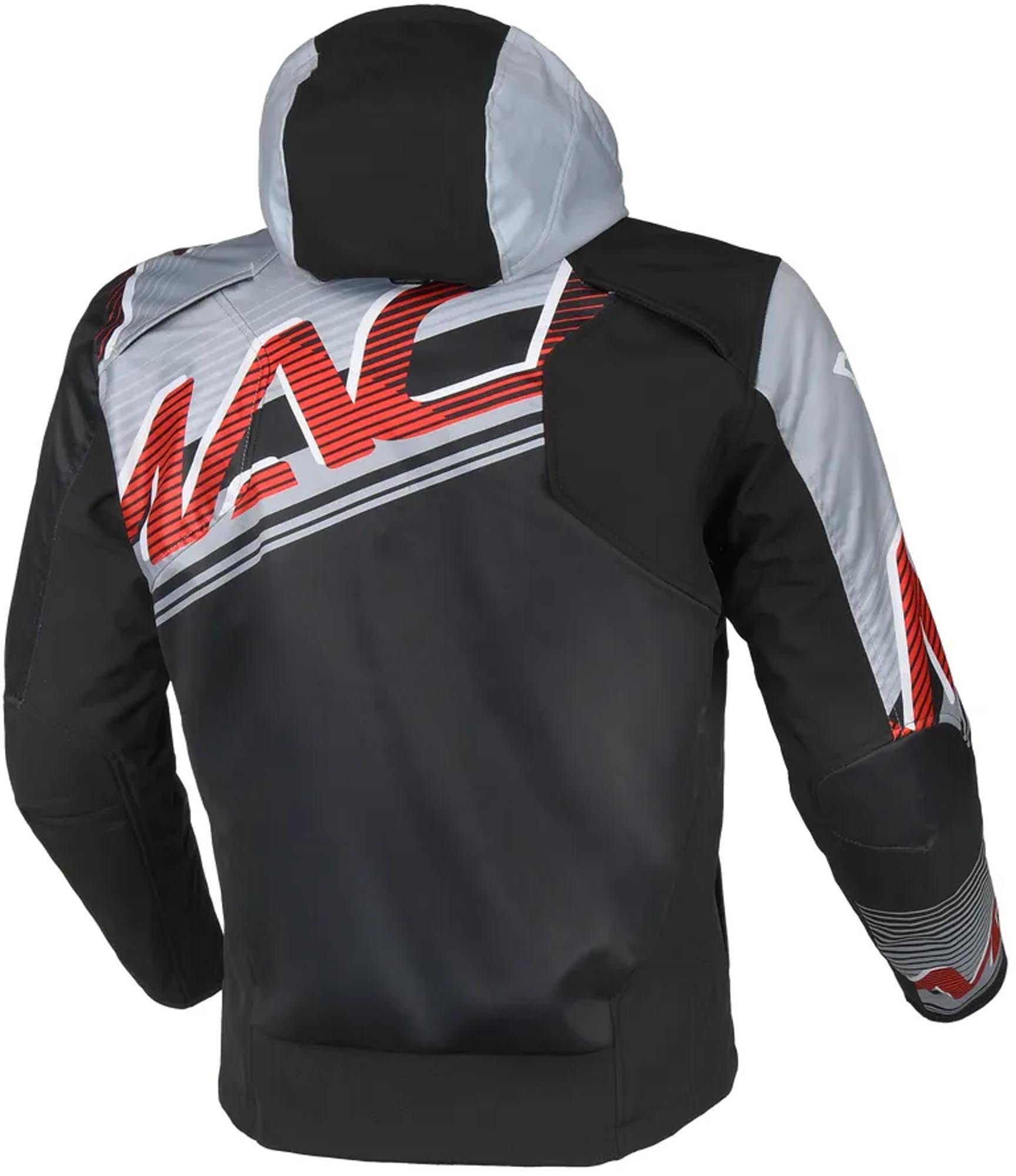 Macna Atracor Giacca tessile moto nero/grigio M Figura 2